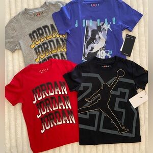Jordan boys tee bundle Size 4